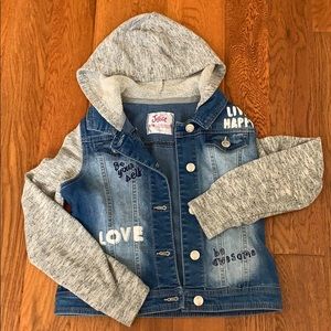 Justice Jean Jacket with Hoodie (Kids)